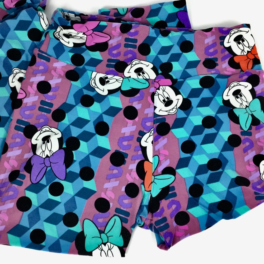 Lularoe Disney Minnie Mouse OS Stretch Leggings